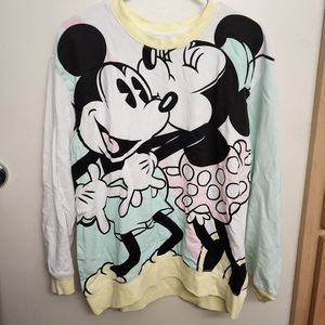Minnie and Mickey Pastel Sweatshirt